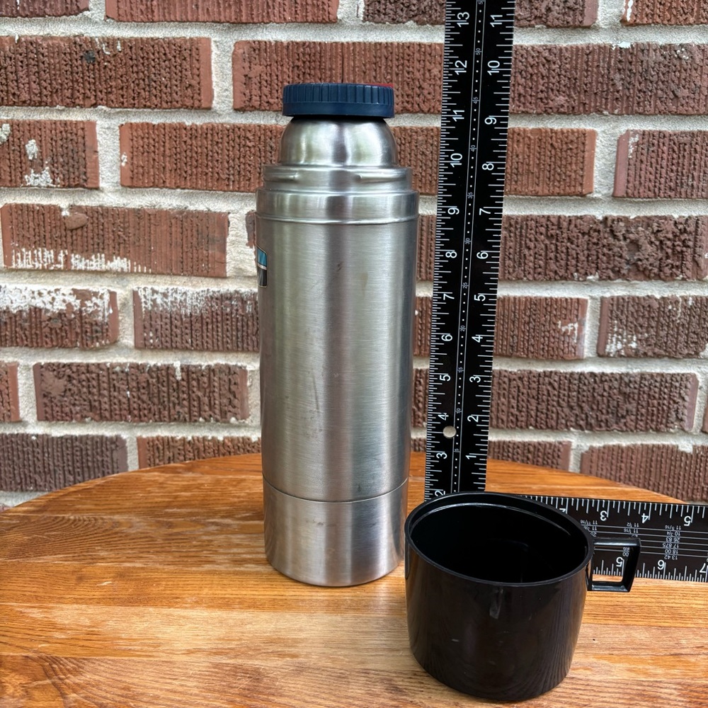 Vintage Thermos King-Seeley Stainless Steel Model 2464S Stopper 764 Quart Size - Picture 4 of 9